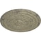 Ekena Millwork Pearl Ceiling Medallion (Fits Canopies up to 1 7/8"), 26 1/4"OD x 1 1/2"P, Castle Stone Crackle CM26PECSC - alternate 3
